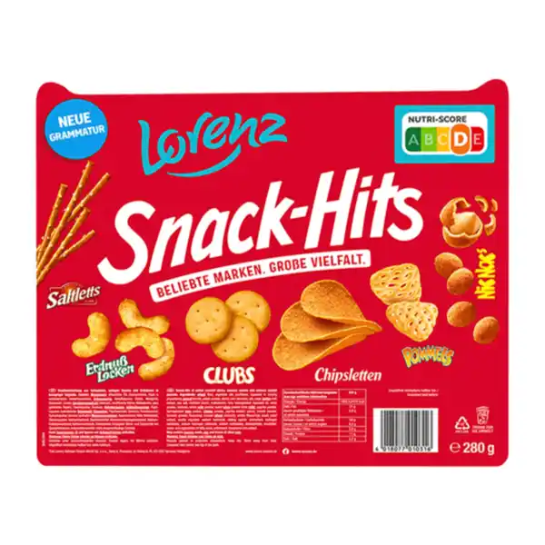 Bild 1 von LORENZ Snack-Hits 280g