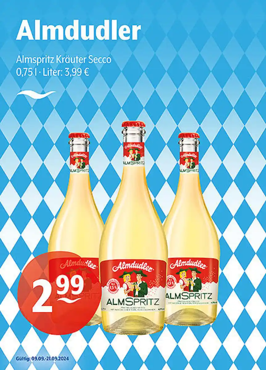 Bild 1 von Almdudler Almspritz Kräuter Secco
