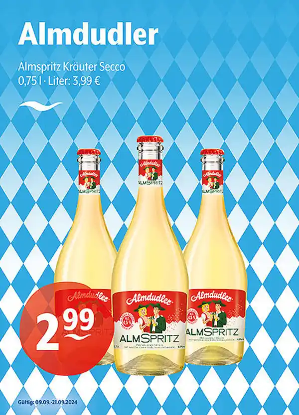 Bild 1 von Almdudler Almspritz Kräuter Secco