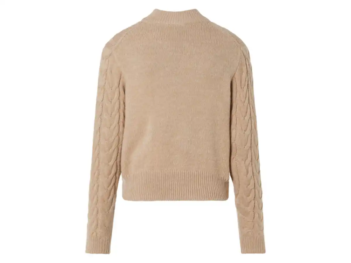 Bild 3 von esmara® Damen Grobstick-Pullover mit Stehkragen