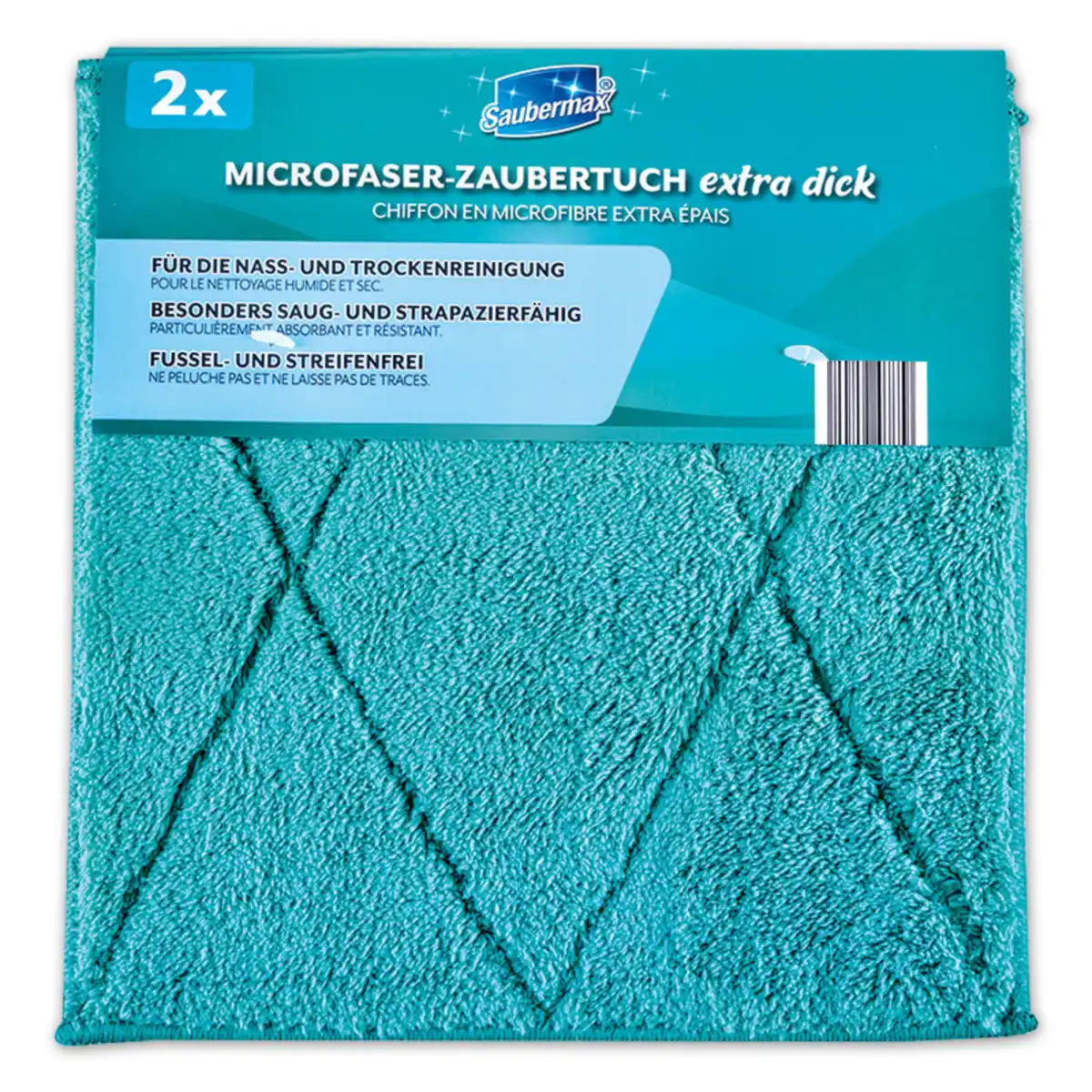 Bild 2 von Saubermax Microfaser-Zaubertuch