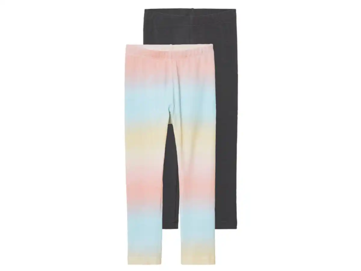 Bild 2 von lupilu® Kleinkinder Leggings, 2 Stück, hoher Baumwollanteil