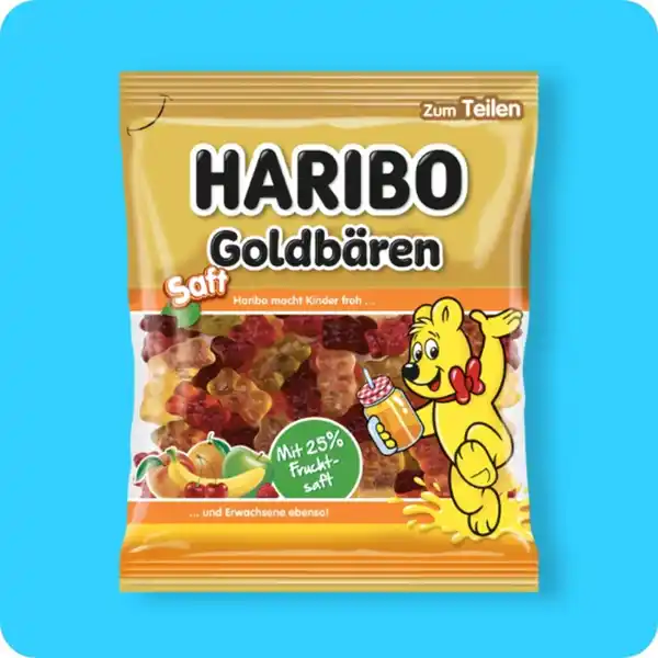 Bild 1 von HARIBO Fruchtgummi, Goldbären