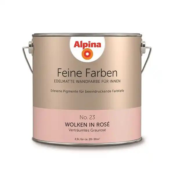 Bild 1 von Alpina Feine Farben 'Wolken in Rosé' hellrosa matt 2,5 l