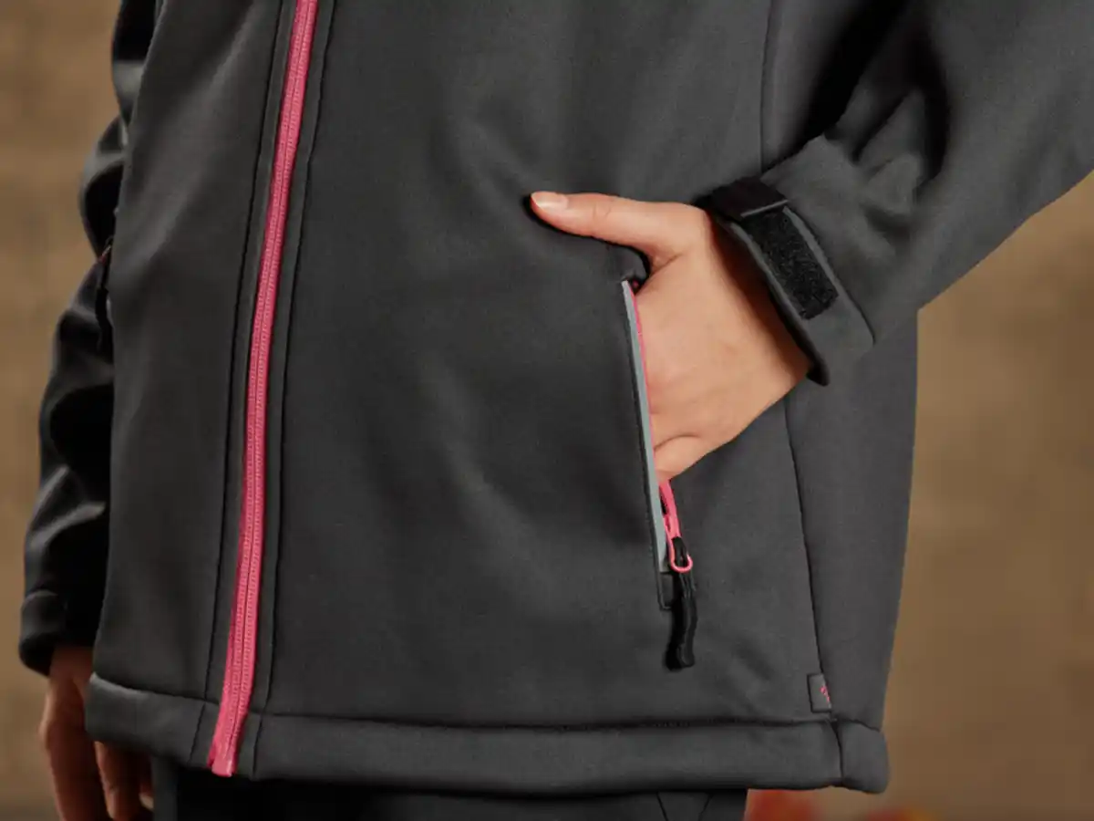 Bild 4 von CRIVIT Kinder Softshelljacke, wasserabweisend