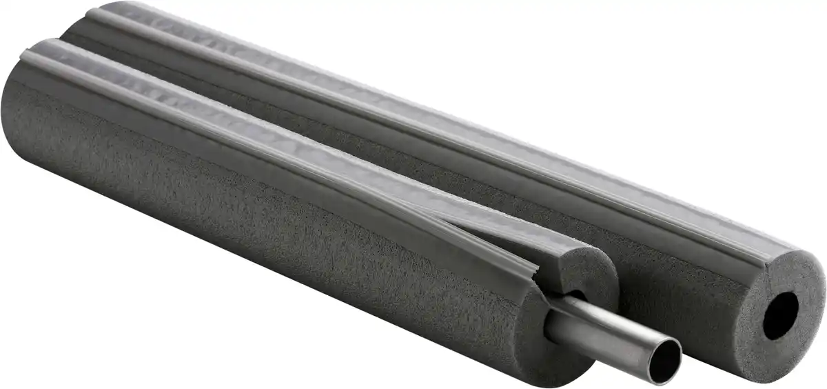 Bild 1 von Climatube®Zip PE-Rohrisolierung grau, Zipverschluss, 22-15, 1 Meter