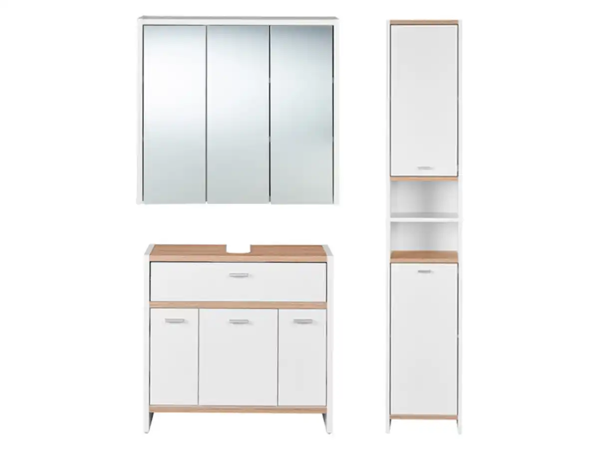 Bild 1 von LIVARNO home Badmöbel-Set (3-teilig - Hochschrank)
