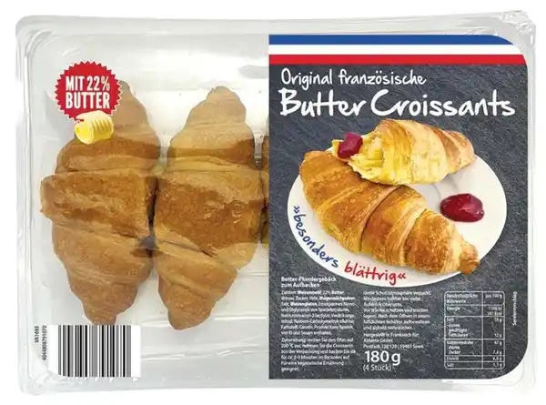 Bild 1 von Butter-Croissants 180 g