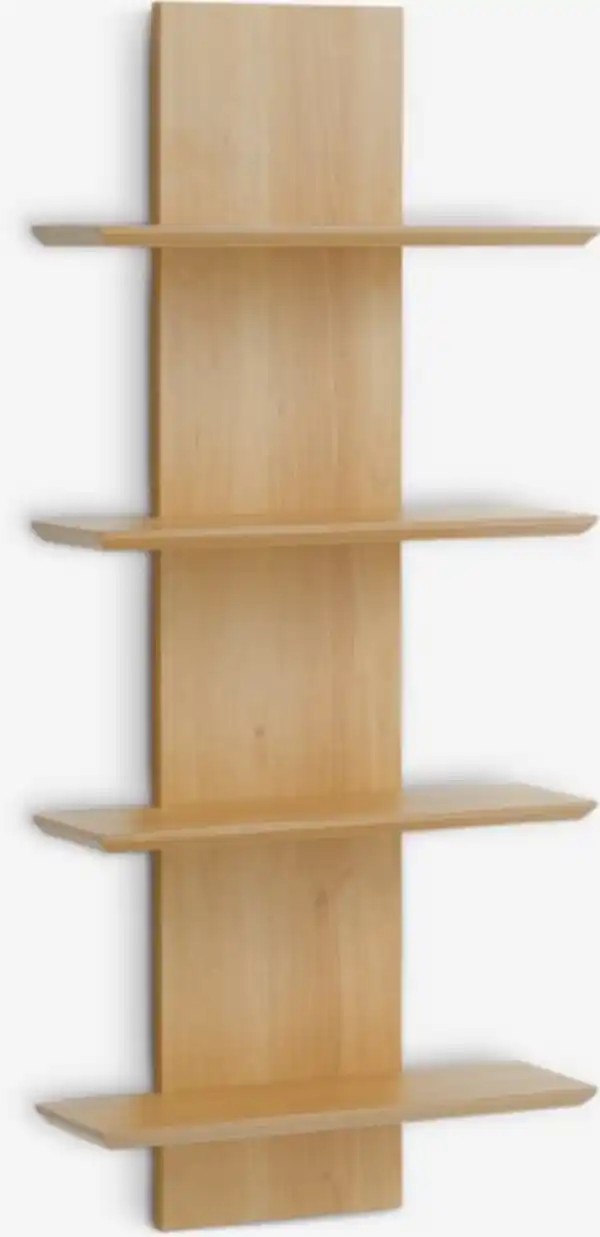 Bild 1 von Wandregal BORUM 4 Böden eichefarben
