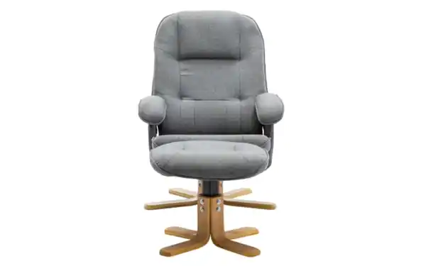Bild 2 von HPI - Relaxsessel Peter, grau, inkl. Hocker