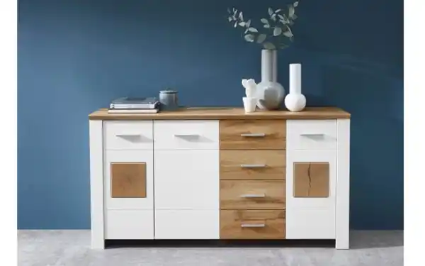 Bild 2 von Vito - Kommode Materio, Holz-Nachbildung/weiß, 164 cm