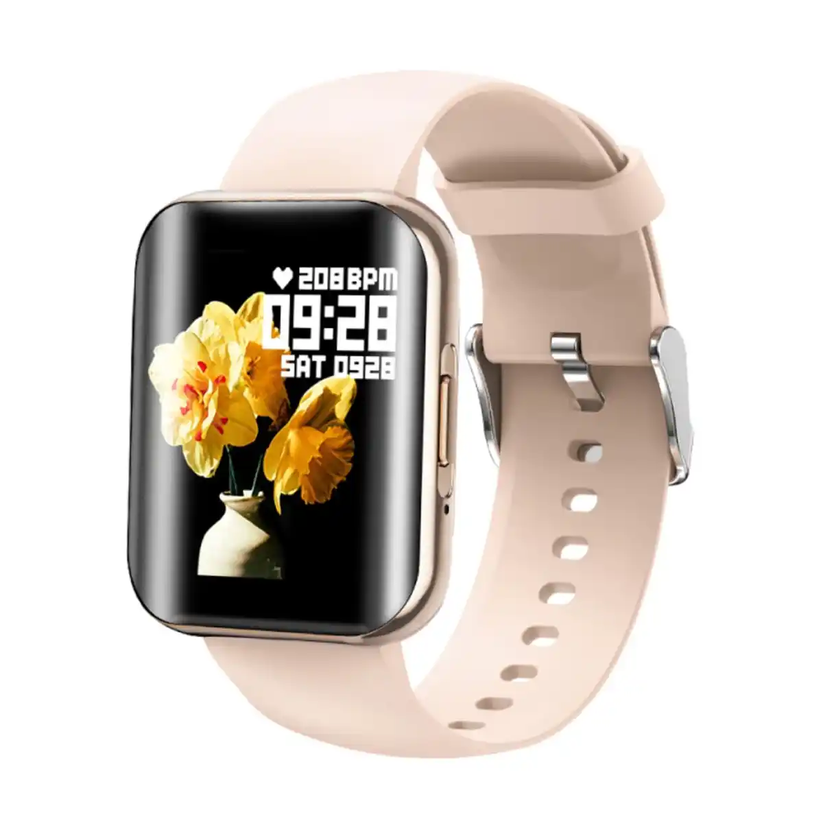 Bild 1 von TPFNet Smart Watch / Fitness Tracker IP67 - Silikon Armband - Android & IOS - Gold