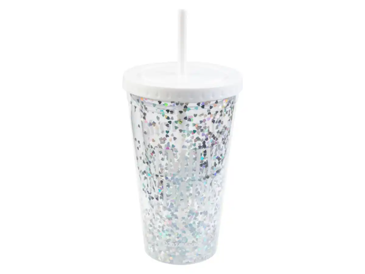 Bild 4 von Festival-Trinkbecher »Emily in Paris«, mit Trinkhalm