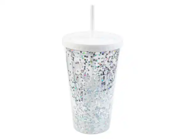 Bild 4 von Festival-Trinkbecher »Emily in Paris«, mit Trinkhalm