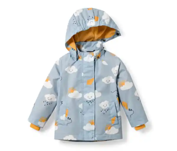 Bild 1 von Kleinkind-Thermo-Regenjacke, hellblau Alloverprint