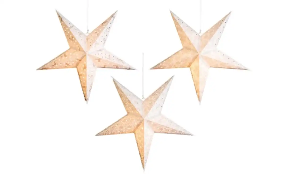 Bild 1 von LED-Stern, weiss/silber, 60 cm