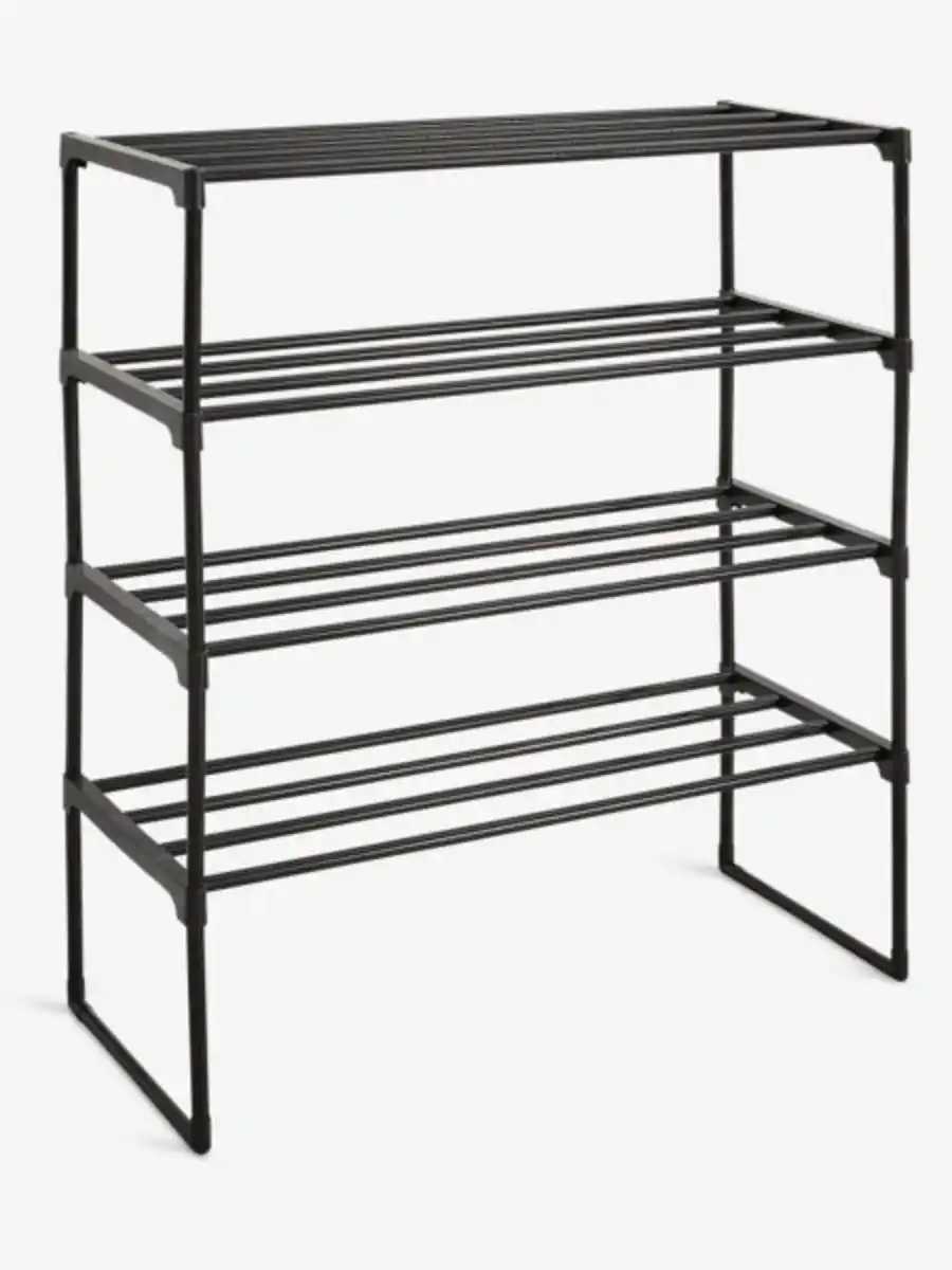 Bild 1 von Schuhregal BORNHOLM 4 Böden schwarz