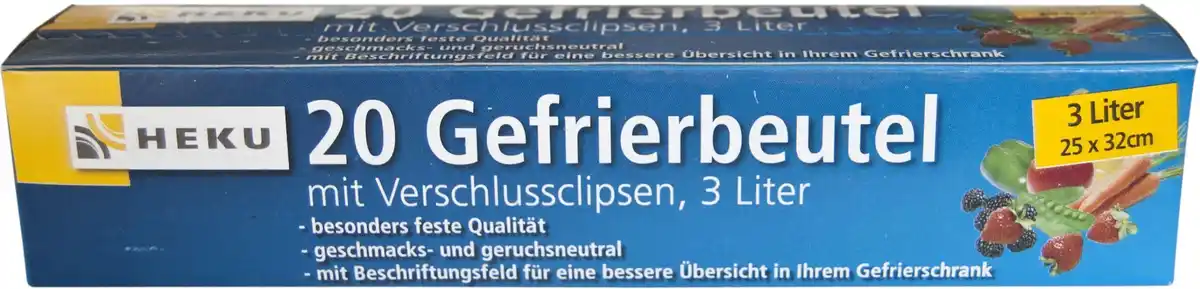 Bild 1 von Gefrierbeutel 3 Liter