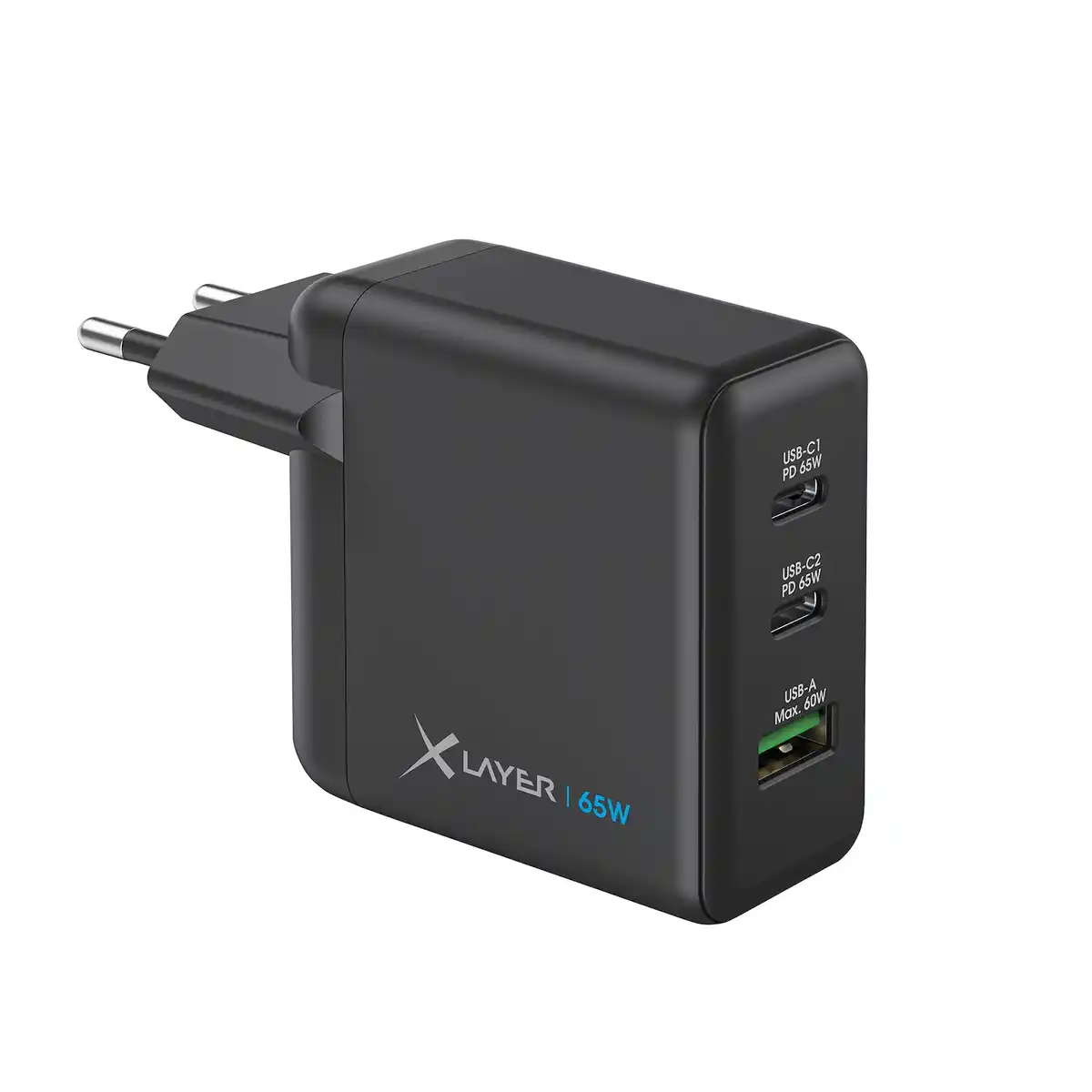 Bild 1 von Xlayer CHARGER Powercharger USB-C Schnellladegerät I 65W PD I GaN Charger I 3-Port
