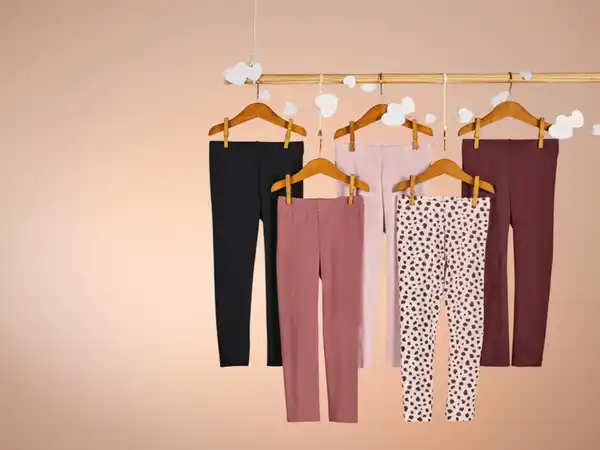 Bild 3 von lupilu® Kinder Leggings, 5 Stück, mit hohem Baumwollanteil