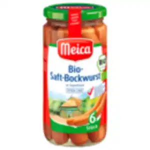 Meica Bio-Saft-Bockwurst 180g, 6 Stück