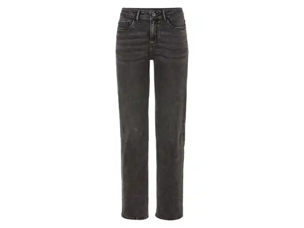 Bild 4 von esmara® Damen Jeans, Straight Fit, mit hoher Leibhöhe