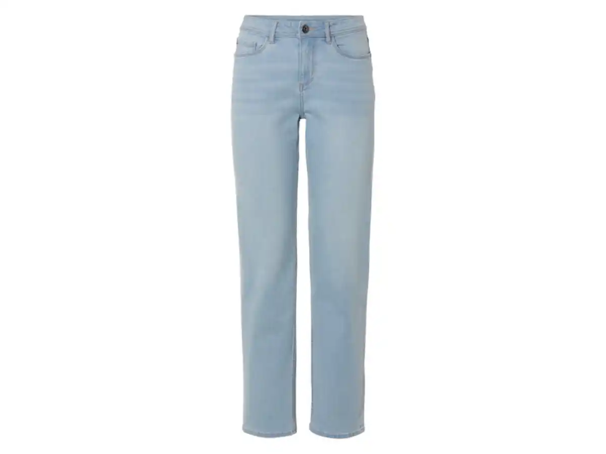 Bild 2 von esmara® Damen Jeans, Straight Fit, mit hoher Leibhöhe