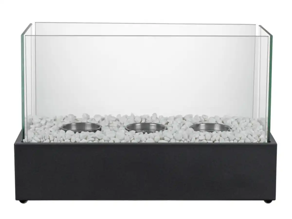 Bild 3 von tepro Ethanol Tischfeuerstelle, schwarz, Edelstahl