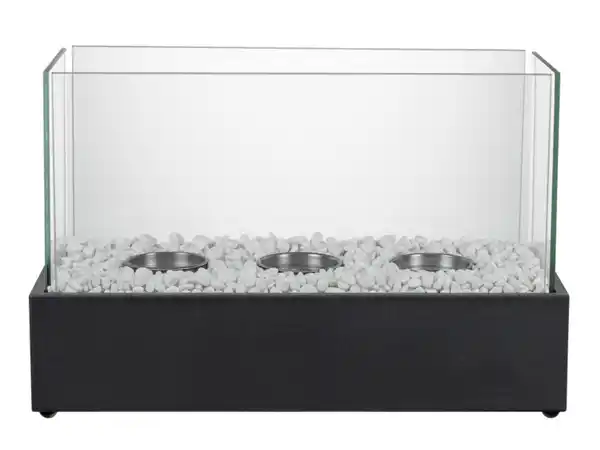 Bild 3 von tepro Ethanol Tischfeuerstelle, schwarz, Edelstahl