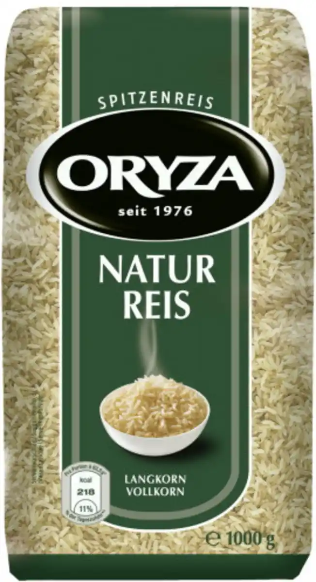 Bild 1 von Oryza Natur Reis 1KG