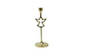 Kerzenhalter Engel, gold, 28 cm