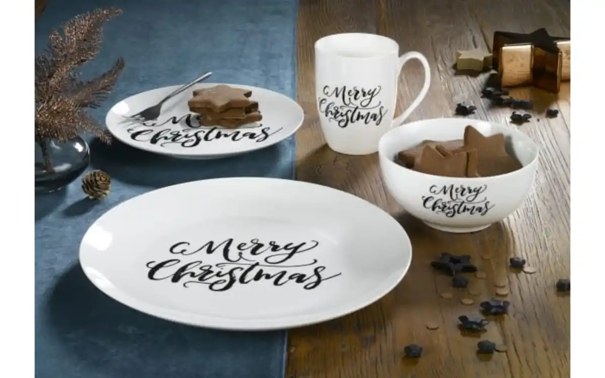 Bild 2 von Müslischale Merry Christmas, weiß