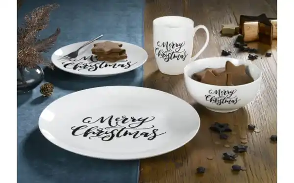 Bild 2 von Müslischale Merry Christmas, weiß