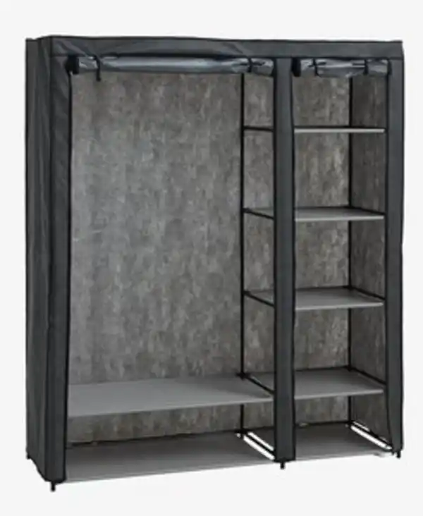 Bild 1 von Kleiderschrank DAMHUS 149x174 dunkelgrau