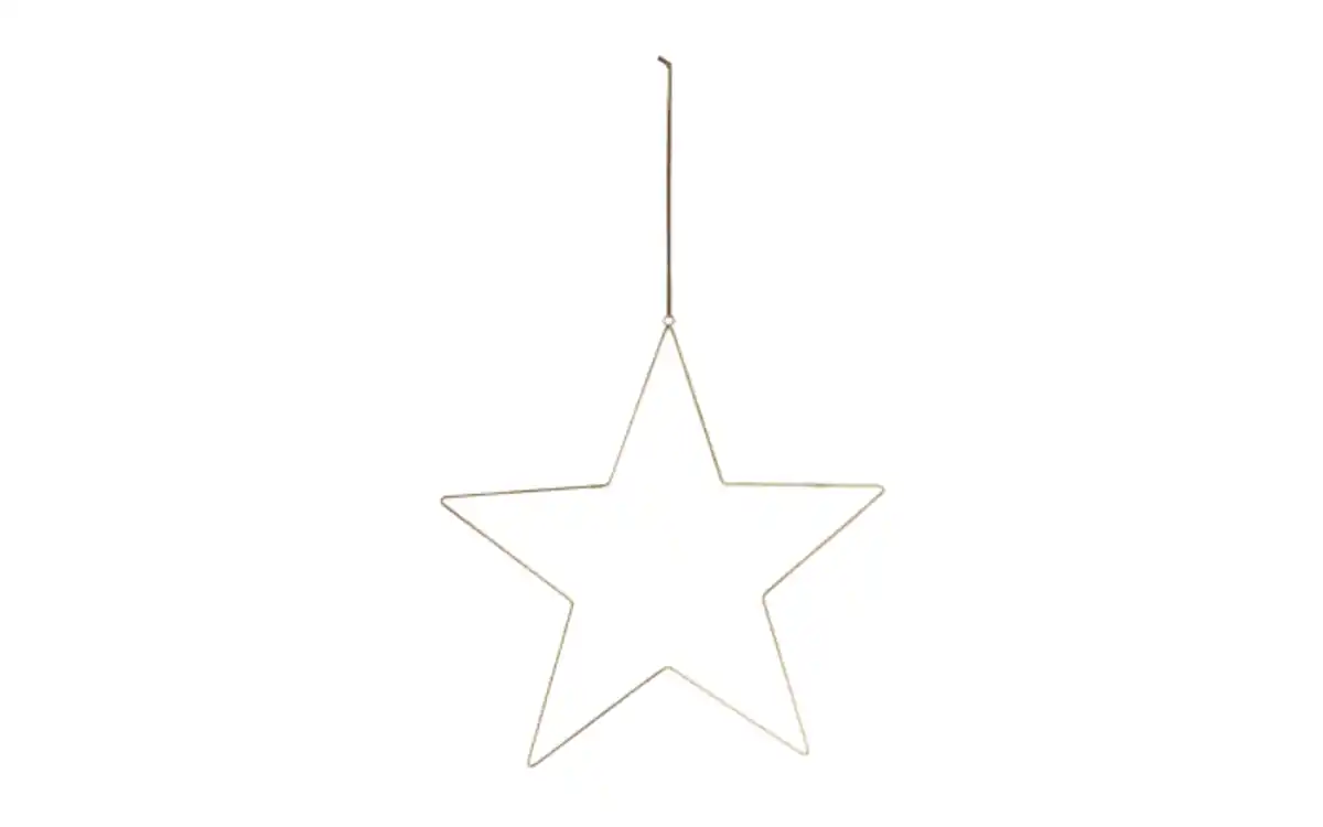 Bild 1 von Casa Nova - Stern zum Aufhängen M, gold, 35.5 cm