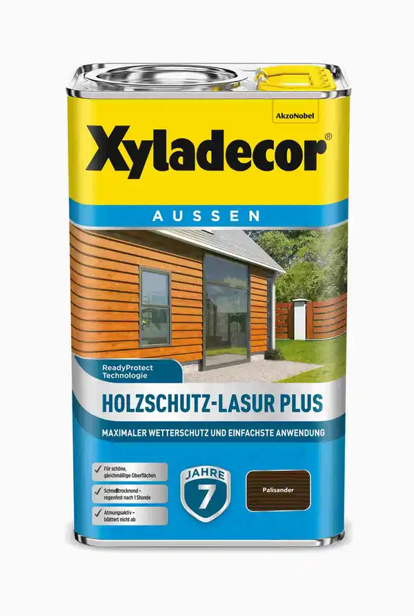 Bild 1 von Xyladecor Holzschutz-Lasur 2,5 L palisander Plus