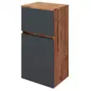 Bild 1 von Unterschrank Lincoln, 40 cm, matt grau/wotaneiche