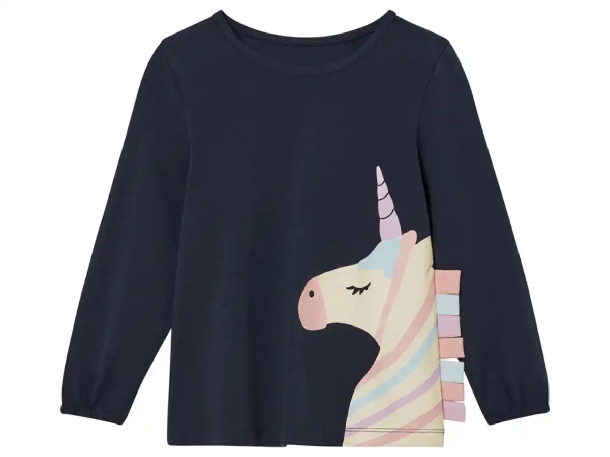 Bild 4 von lupilu® Kleinkinder Kinder Langarmshirt mit Textildruck