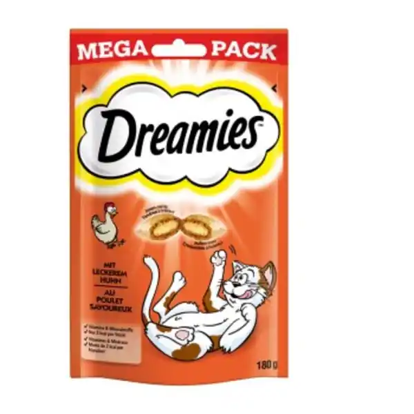 Bild 1 von Dreamies Mega Pack 180g Huhn