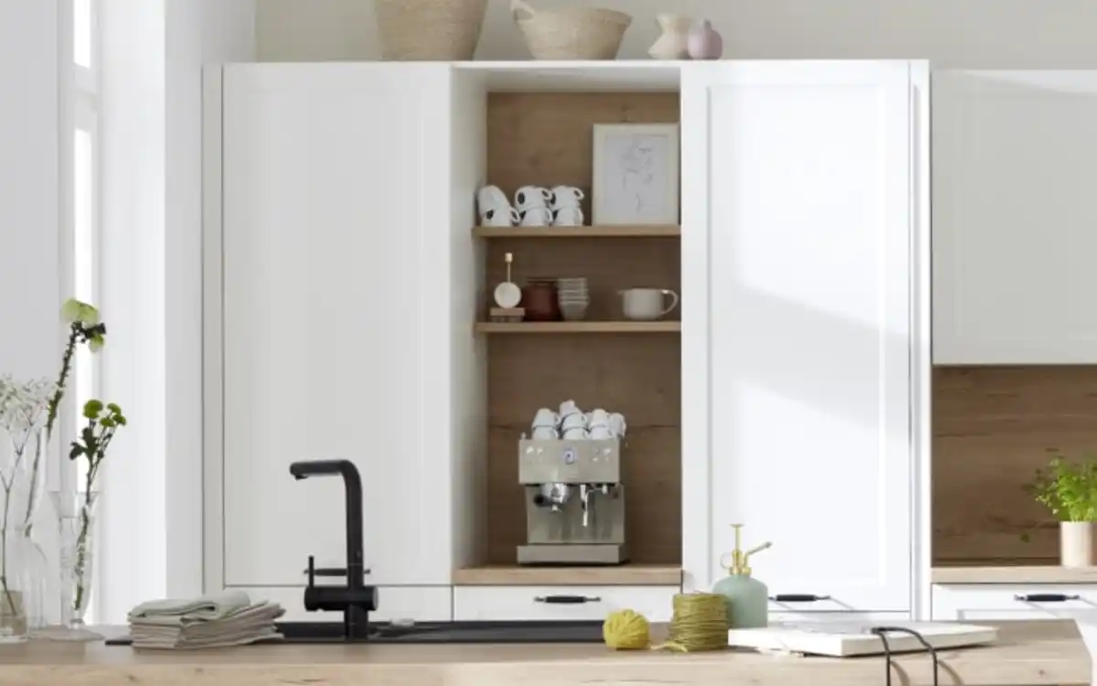 Bild 2 von Nobilia - Einbauküche Cascada, weiß, inkl. Privileg Elektrogeräte