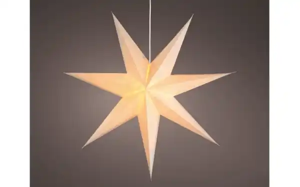 Bild 2 von Stern leuchtend, weiss/silber, 60 cm