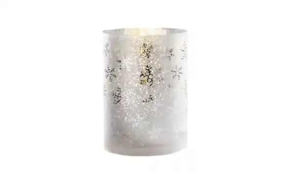 Bild 1 von Windlicht aus Glas, silber, 12,5 cm