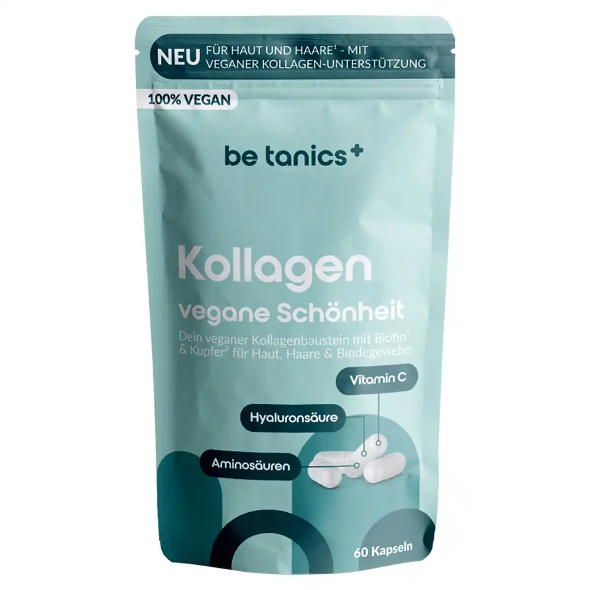 Bild 1 von BE TANICS Vegane Nahrungsergänzungskapseln 37 g