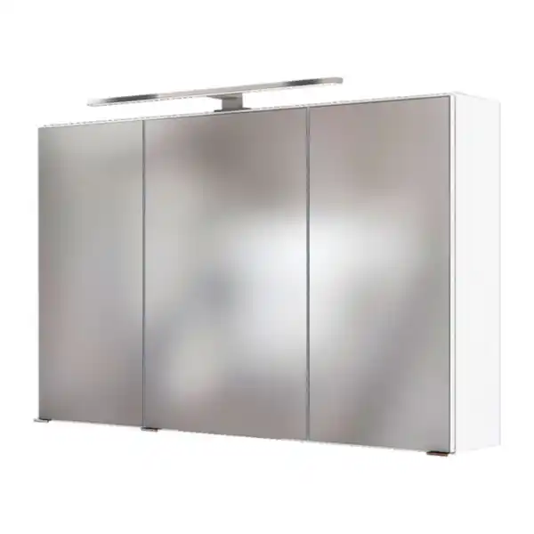 Bild 1 von Spiegelschrank Bristol, 100 cm, weißl – Energieeffizienzklasse G