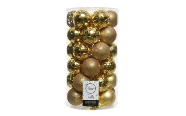 Bild 1 von Kugelmix, hell gold, 37 Stück