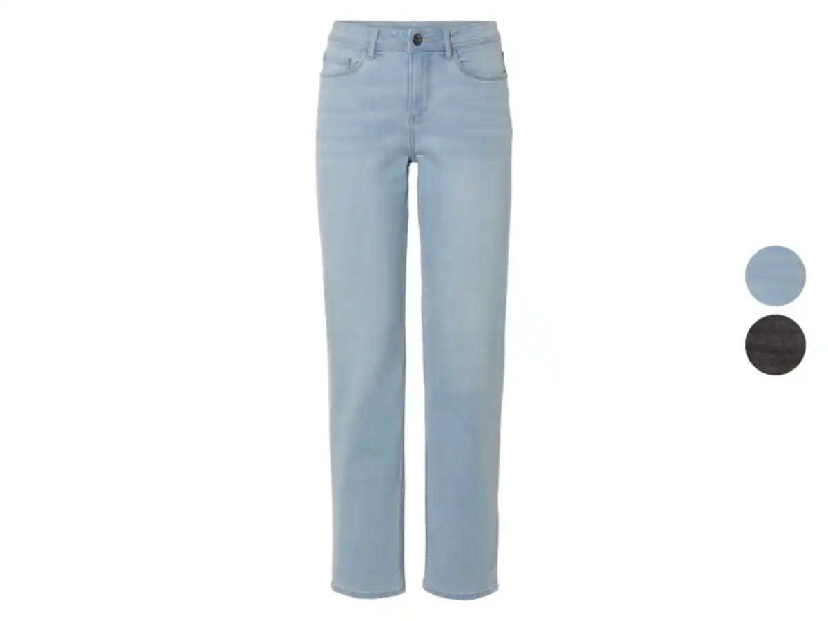 Bild 1 von esmara® Damen Jeans, Straight Fit, mit hoher Leibhöhe