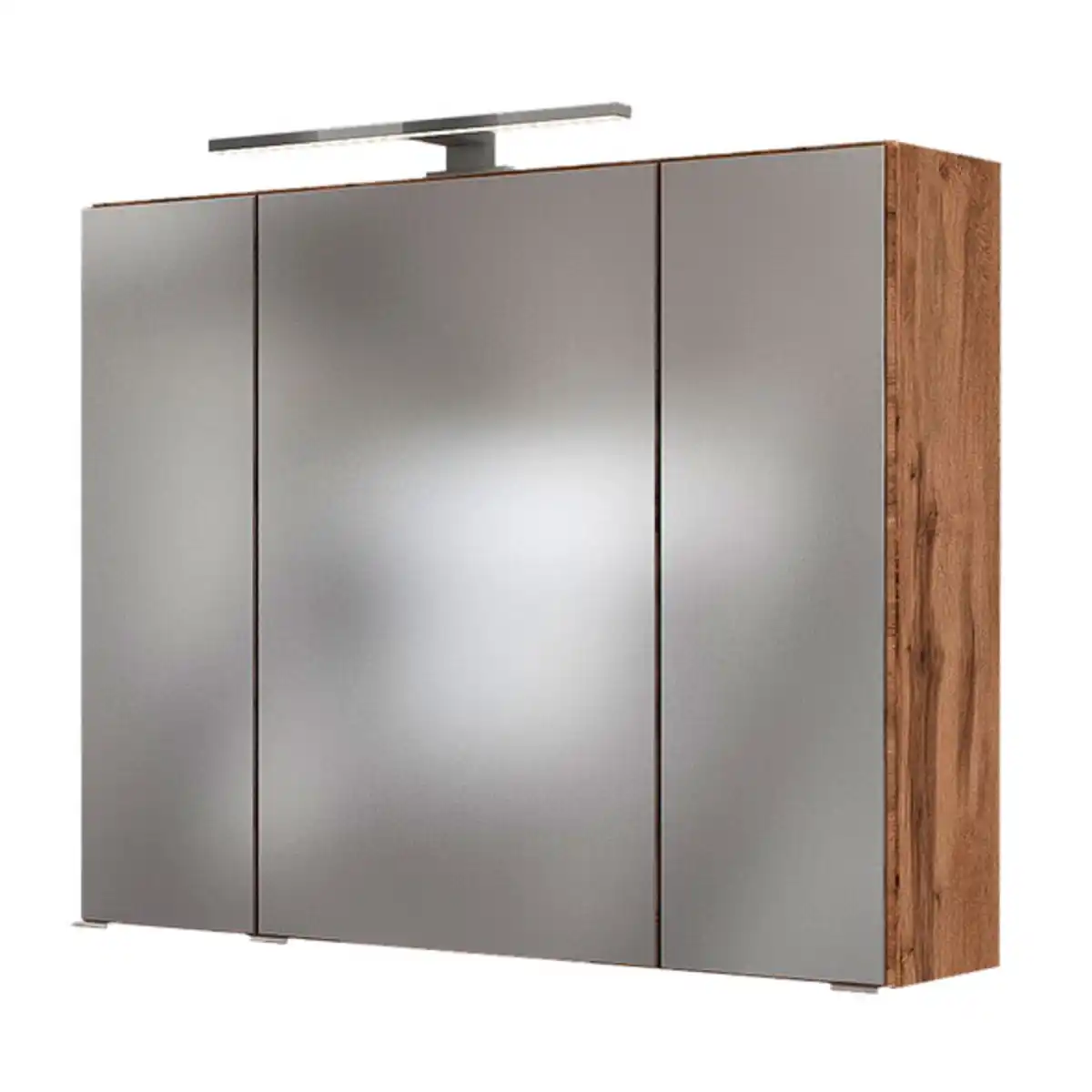 Bild 1 von Spiegelschrank Lincoln, 80 cm, wotaneiche – Energieeffizienzklasse G