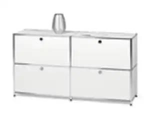 Sideboard »CN3« mit vier Klappen, weiß