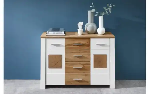 Bild 2 von Vito - Kommode Materio in Holz Nachbildung/weiß, 122 cm