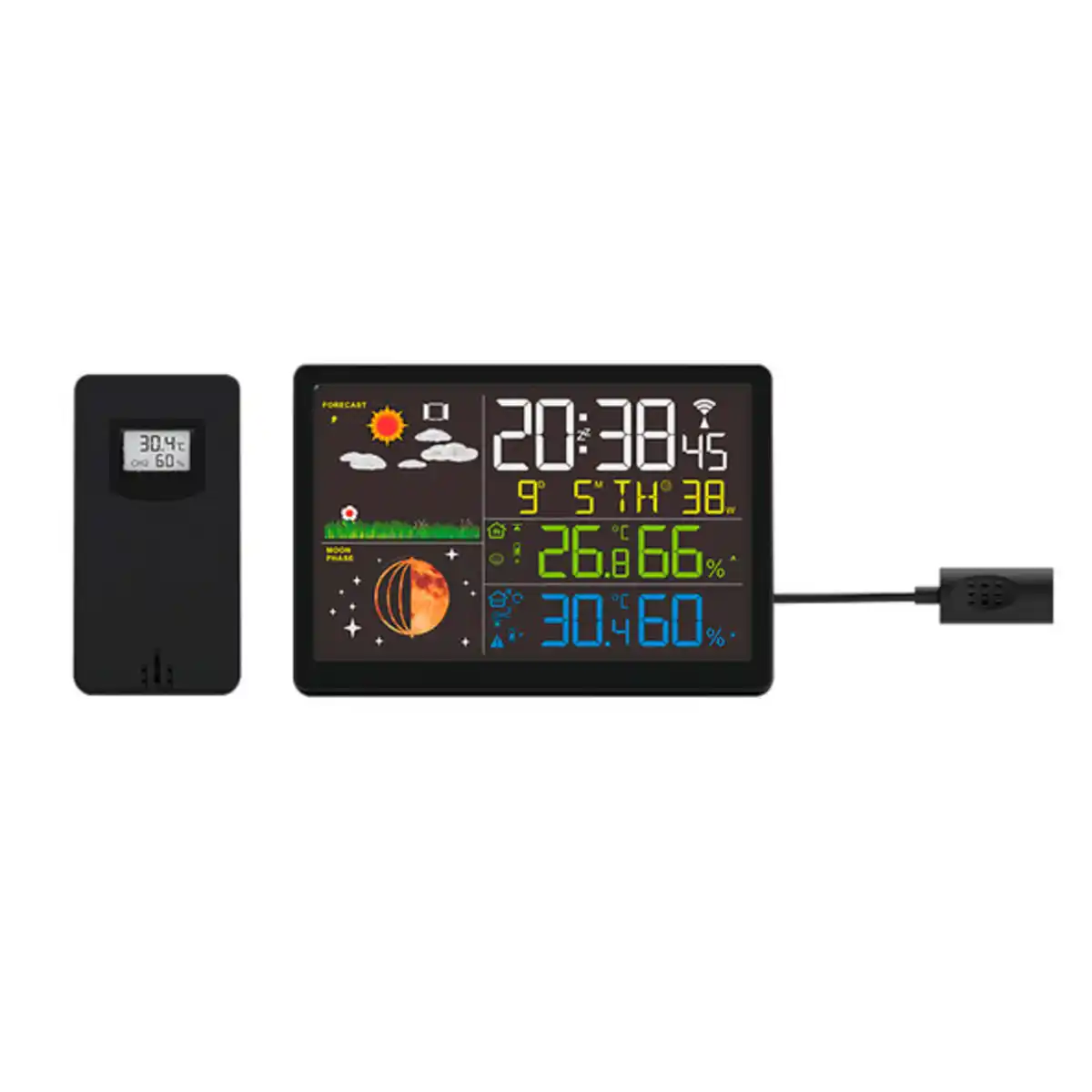 Bild 1 von Funk-Wetterstation mit VA-Farbdisplay